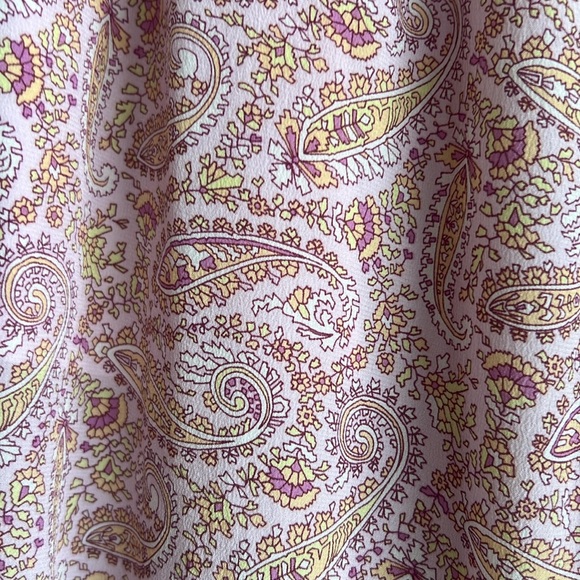 J. Crew Pull-on silk pant in beach paisley - Picture 10 of 14